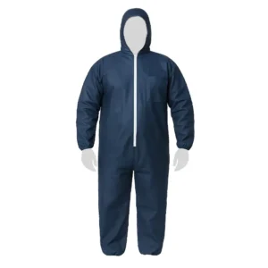 Tuta in polipropilene con cappuccio | Reflexx Cover 40 Blu